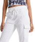 Juniors' High Waisted Pull On Utility Jogger Pants