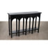 Console Romimex Black Paolownia wood MDF Wood 120 x 81 x 40 cm