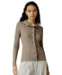 Фото #1 товара Ribbed Silk-Cashmere Blend Cardigan for Women