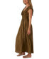 ფოტო #3 პროდუქტის Juniors' Nolee Ruffled Short-Sleeve Maxi Dress