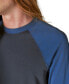 Фото #3 товара Men's Venice Burnout Long Sleeve Colorblocked Crewneck T-Shirt