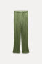 Zw collection creased linen pyjama-style trousers