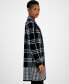 ფოტო #3 პროდუქტის Women's Plaid Cardigan