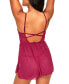 Фото #2 товара Women's Rae Unlined Babydoll & G-String Set Lingerie