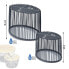 PROSPERPLAST Clubo Collection 56.8x34.8x45 cm ZA4322 Stainless Steel Basket 2 Units - фото #4