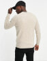 Фото #4 товара Selected Homme Premium lambswool jumper in beige