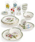 Фото #3 товара Botanic Garden 25-Pc. Dinnerware Set, Service for 4, Created for Macy's