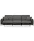 Adney 121" 3 Pc Zero Gravity Fabric Sectional with 3 Power Recliners, Created for Macy's