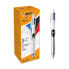 Ручка с жидкими чернилами Bic 4Colours Механический карандаш 3 цветов Разноцветный 0,4 mm 0,7 mm (12 Предметы)