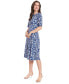 Фото #3 товара Women's Printed Elbow-Sleeve Midi Dress