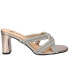 ფოტო #2 პროდუქტის Women's Carmen Heeled Slip On Sandals