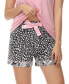 ფოტო #3 პროდუქტის Women's Ruffle Sleeve Tank with the Shorts 2 Pc. Pajama Set