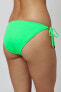 Фото #2 товара Topshop Womens Swimwear Braided Tie Side Hipster Bikini Bottoms Green Size 4