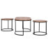 Couchtisch Oval 3er-Set