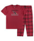 Пижама Concepts Sport Arizona Cardinals Lodge T-shirt and Pants