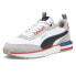 Фото #3 товара Puma R22 Lace Up Mens White Sneakers Casual Shoes 38346231