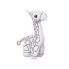 Фото #3 товара Плюшевая игрушка для раскраски Белый Чёрный Ткань 17 x 22 x 9 cm Жираф (8 штук)