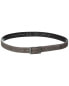 Фото #1 товара Ted Baker Chand Centre Bar Leather Belt Men's Grey 36