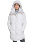 Фото #5 товара Women's Faux-Fur-Trim Hooded Puffer Coat, Created for Macy's