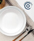 Фото #3 товара Vitrelle Shimmering White Plates, Set of 8