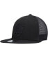 Фото #1 товара Men's Black LA Galaxy Logo Classic 9FIFTY Trucker Snapback Hat