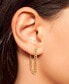 Фото #3 товара Curb Link Chain Dangle Drop Earrings, Created for Macy's