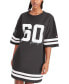 Women's Black Las Vegas Raiders Clair Half-Sleeve Dress