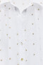Фото #5 товара Рубашка в горошек с блестящей нитью ZARA