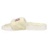 Фото #3 товара Puma Leadcat 2.0 Sherpa Slide Womens Pink, White Sneakers Casual Shoes 385161-0