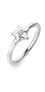 Playful silver ring with diamond Most Loved DR242