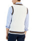 Фото #2 товара Men's Spliced V-Neck Striped-Trim Sweater Vest, Created for Macy's