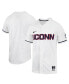 Фото #1 товара Men's White UConn Huskies Replica Full-Button Baseball Jersey