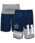 ფოტო #1 პროდუქტის Big Boys Micah Parsons Navy Dallas Cowboys Player Name and Number Shorts