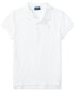 Фото #2 товара Рубашка Ralph Lauren Big Girls Stretch Cotton Mesh