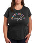 Фото #1 товара Trendy Plus Size Unapologetically Myself Graphic T-Shirt