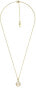 Gold plated necklace with glitter pendant MKC1108AN710 (chain, pendant)