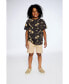 ფოტო #4 პროდუქტის Boy Organic Cotton Printed T-Shirt Dark Gray - Toddler|Child