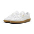 Фото #5 товара Puma Palermo Premium 39724601 Mens White Leather Lifestyle Sneakers Shoes