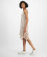 Фото #2 товара Juniors' Printed Asymmetrical Hem Mini Dress