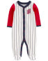 Фото #1 товара Baby Baseball Snap-Up Cotton Sleep & Play NB