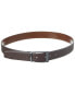 Фото #1 товара Ted Baker Twin Cross Hatch Reversible Leather Belt Men's