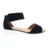 Фото #1 товара Gabor 84-570-17 Womens Black Suede Strap Sandals Shoes