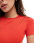 Фото #5 товара ASOS DESIGN seamless short sleeve crew neck body in red