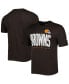 ფოტო #4 პროდუქტის Men's Brown Cleveland Browns Combine Authentic Training Huddle Up T-shirt