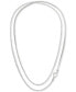 ფოტო #1 პროდუქტის Stainless Steel Mixed Chain 42" Strand Necklace