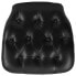 Фото #1 товара Hard Black Tufted Vinyl Chiavari Chair Cushion