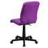 Фото #2 товара Mid-Back Purple Quilted Vinyl Swivel Task Chair