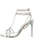 Фото #2 товара Alexandre Birman Martina Crystal 100 Leather Sandal Women's Silver 38.5