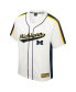 Фото #2 товара Men's Cream Distressed Michigan Wolverines Ruth Button-Up Baseball Jersey