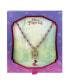 ფოტო #2 პროდუქტის Kid's Princess Tangled Gold-Tone and Purple Bead Sun Pendant Necklace